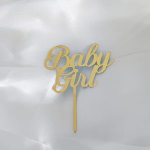 Cake topper Baby Girl